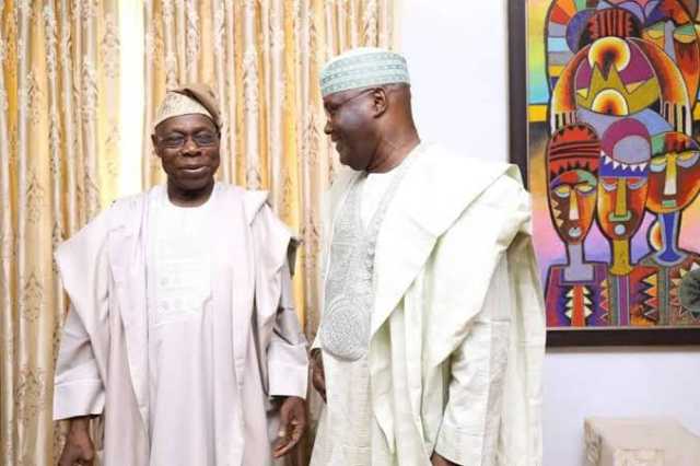 Atiku Ya Ziyarci Obasanjo A Abeokuta Domin Wata Ganawar Sirri 